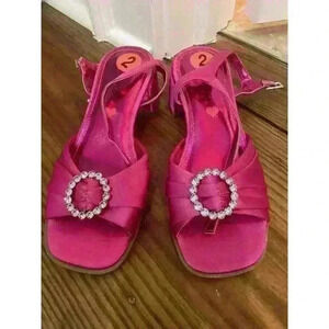 steve madden hot pink crystal heel Size 2 -2” Inch Heel